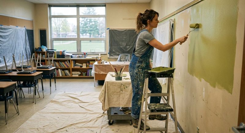 Classroom Painting in Gilbert, AZ