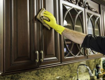 Contact About Kitchen Cabinet Refinishing