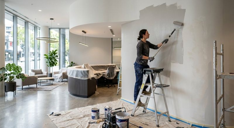 Reception Area Painting in Clearwater, FL