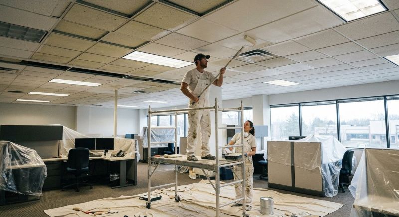 Retail Ceiling Painting in Pinellas County, FL