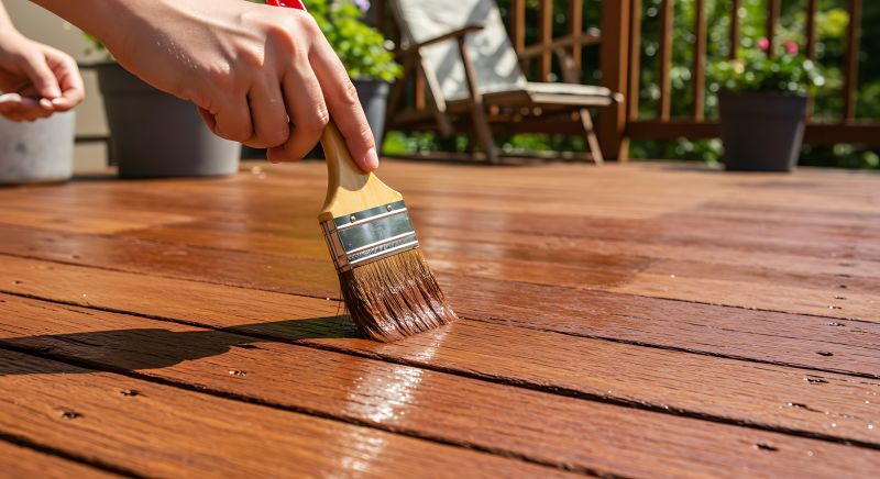 Terrace Staining in Waco, TX