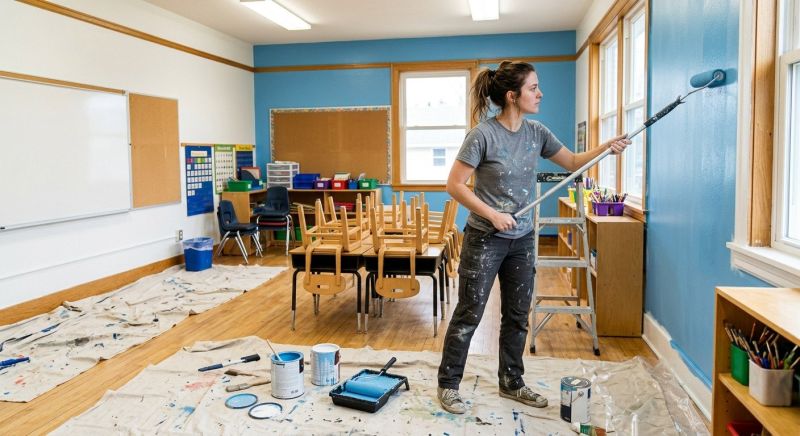 Classroom Painting in Pinellas County, FL
