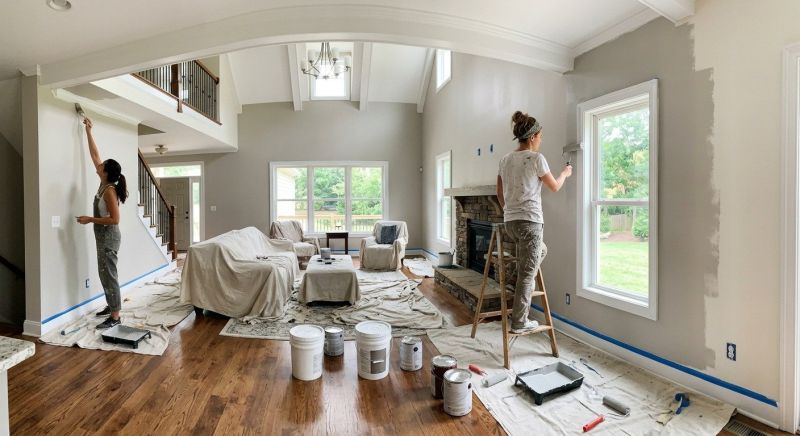 Great Room Painting in Waco, TX