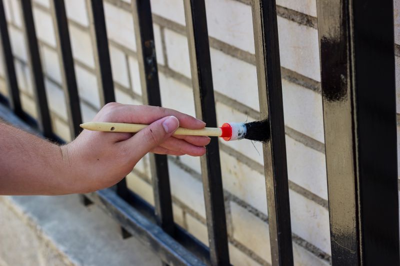 Metal Fence Painting in Waco, TX