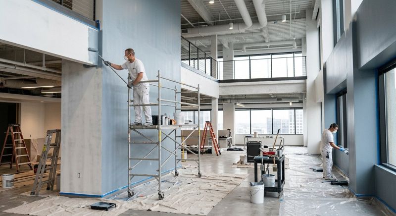 Reception Area Painting in Denver, CO